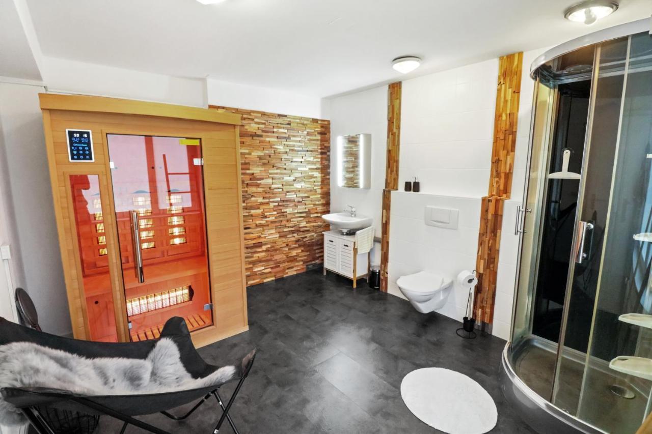 Appartement Confortable Avec Un Sauna Leukerbad Exteriör bild